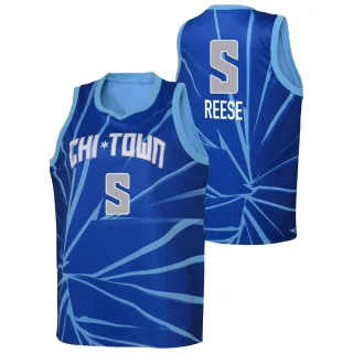 Youth Chicago Sky Angel Reese Rebel Edition Victory Blue 2021 Jersey