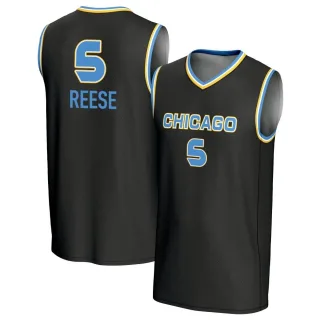 Youth Chicago Sky Angel Reese Replica Black Lightweight Jersey